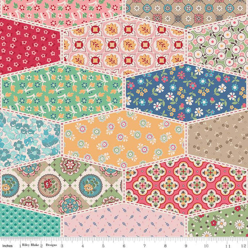 Mercantile - Home Decorator Fabric - Cherish Multi - per yard - Lori Holt for Riley Blake designs - 57/58" wide - HD14407-Decorator Fabric-RebsFabStash