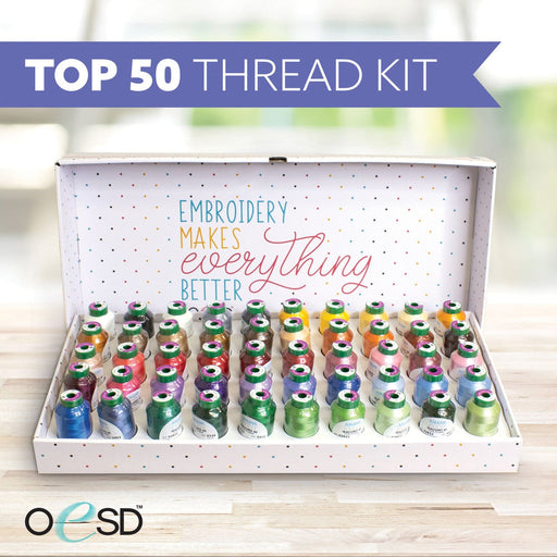 Isacord Gift Box Assortment 50 Spools - ISA50BOX-thread-RebsFabStash
