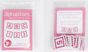 Alphabitties - Specialty Marking Tool - Package Contains 26 Letters and 10 Numbers - 1in - Pink - ISE701-Buttons, Notions & Misc-RebsFabStash