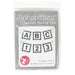 Alphabitties - Specialty Marking Tool - Package Contains 26 Letters and 10 Numbers - 1in - Gray - ISE725-Buttons, Notions & Misc-RebsFabStash