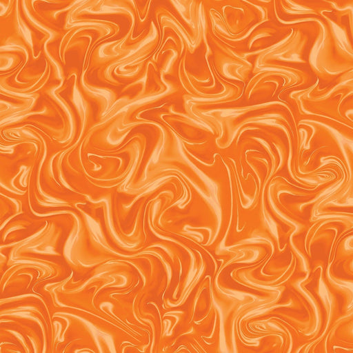 NEW! - Marbleized - Orange - Per Yard - by Kanvas Studio for Benartex - KAS12814-37-Yardage - on the bolt-RebsFabStash