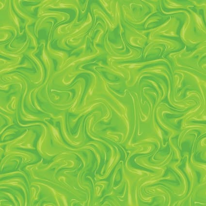 NEW! - Marbleized - Lime Green - Per Yard - by Kanvas Studio for Benartex - KAS12814-43