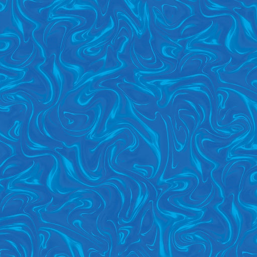 NEW! - Marbleized - True Blue - Per Yard - by Kanvas Studio for Benartex - KAS12814-54-Yardage - on the bolt-RebsFabStash