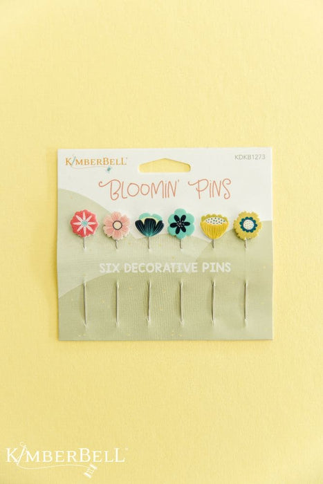 Bloomin' Pins - by Kimberbell Designs - 6 Decorative Pins - KDKB1273-RebFabStash