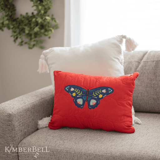 Quilted Pillow Blank - by Kimberbell Designs -Lumbar - Rust Linen - KDKB263-Buttons, Notions & Misc-RebsFabStash