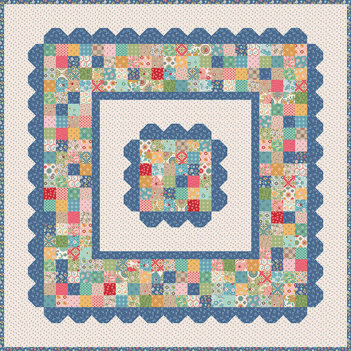 Heritage Table Topper Quilt Kit - Lori Holt - Mercantile fabric