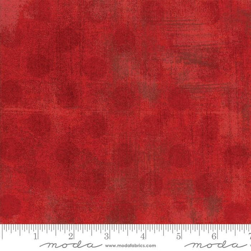Grunge - per yard - WIDE BACK 108" WIDE - BasicGrey for MODA - Quilting/Sewing Fabric - Hits Spot Red - 11131 22-Wide 108" - Quilt Backs-RebsFabStash