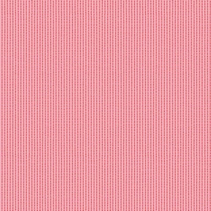 Perforated Red Stripe on Pink- Per Yard- Kimberbell Basics - Maywood Studio - MAS8259-P-Yardage - on the bolt-RebsFabStash