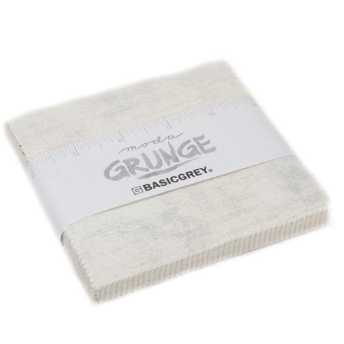 Grunge Creme - Charm Pack - Stacker - (42) 5" x 5" Squares - by Basic Grey - Moda - 30150PP-270