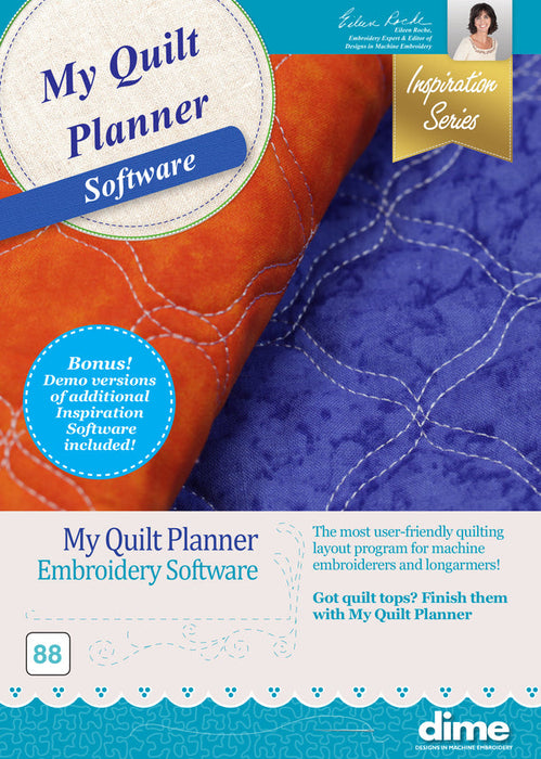 My Quilt Planner Embroidery Software - DIME - use your embroidery machine or long arm to design your quilting! - 88DEC-QuiltDec