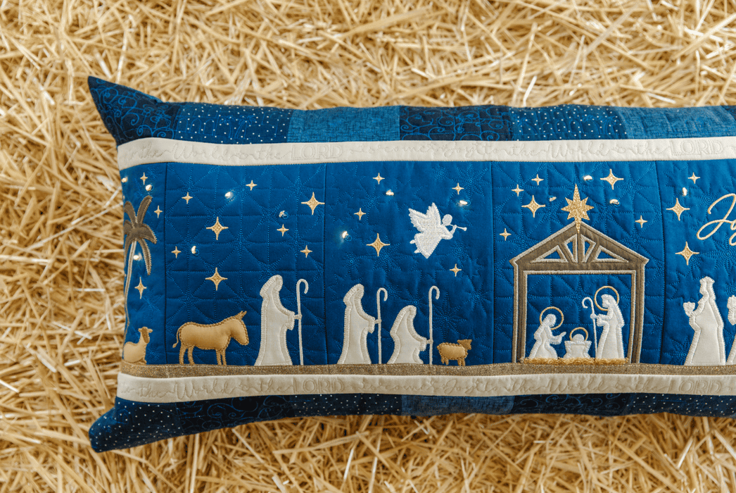 Nativity Bench Pillow EMBELLISHMENT Kit - ONLY - by Kimberbell for Maywood Studio