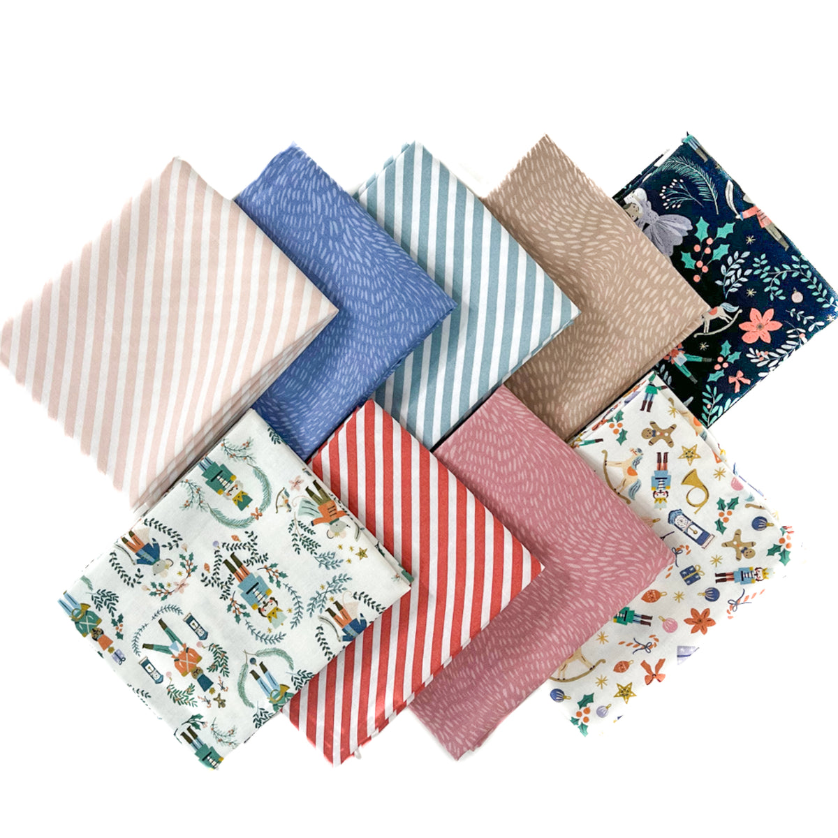 Nutcracker PROMO Fat Quarter Bundle (9) 18" x 21" by Dear Stella