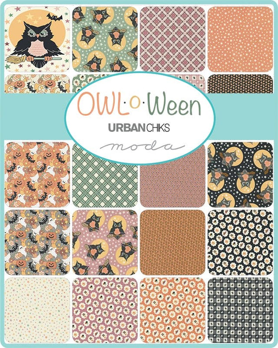 Owl O Ween - Jelly Roll - MODA - by Urban Chiks (40) 2.5" strips - 31190JR -