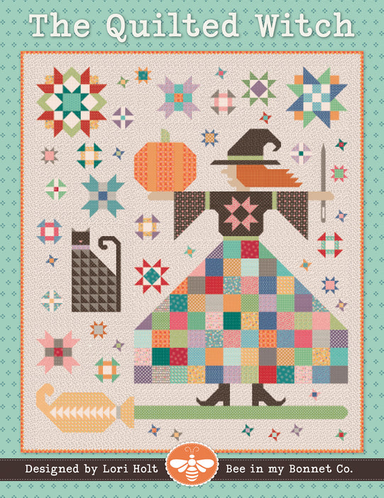 SHIPPING SOON! - Lori Holt - The Quilted Witch - Preorder Quilt KIT - Bee Dots - Riley Blake - Quilt Top Fabric Kit