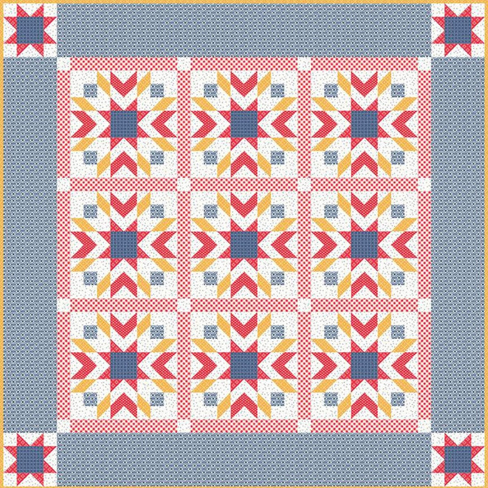 Gingham Star - Quilt PATTERN - Lori Holt for Riley Blake Designs - P120-GINGHAMSTAR