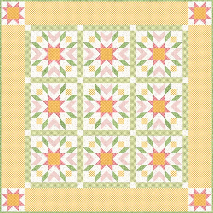 Gingham Star - Quilt PATTERN - Lori Holt for Riley Blake Designs - P120-GINGHAMSTAR