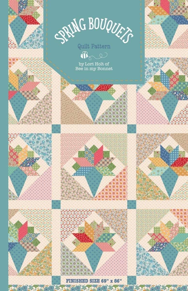 Spring Bouquets Quilt PATTERN - uses Mercantile by Lori Holt of Bee in ...
