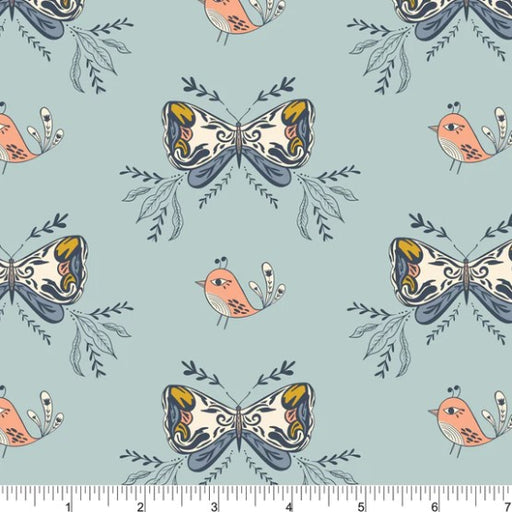 Spring Promises - Winged Fairy Mist - Per Yard - by Amicreative for Phoebe Fabrics - PH0143