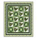 New! Love Patch Quilt - Quilt Kit - Uses Avocado Love by Northcott - Pattern by Ladeebug Design - finished size 51" x 60"-Quilt Kits & PODS-RebsFabStash