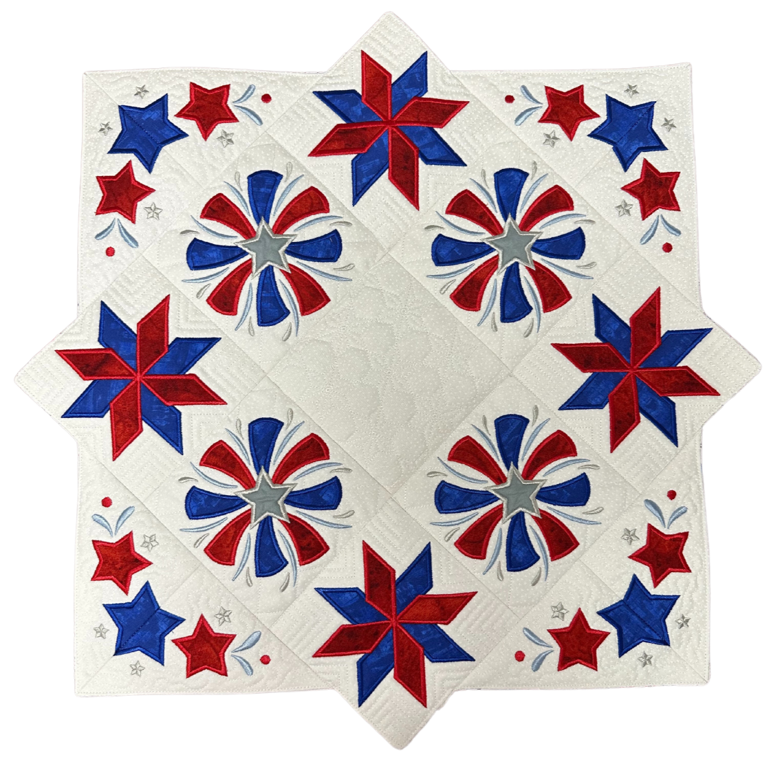 Patriotic Table Topper Kit Designs by Juju RebsFabStash