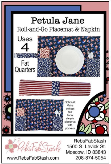June 2023 Stash Box Project- Roll & Go Placemat & Napkin Kit - Limited Stock - Exclusive One Time Only Opportunity