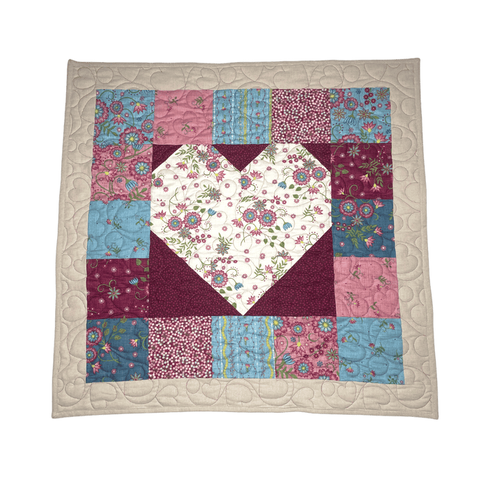 February 2023 Stash Box Project - Heart Wall Hanging/Mini Quilt - Limited Stock - Exclusive One Time Only Opportunity