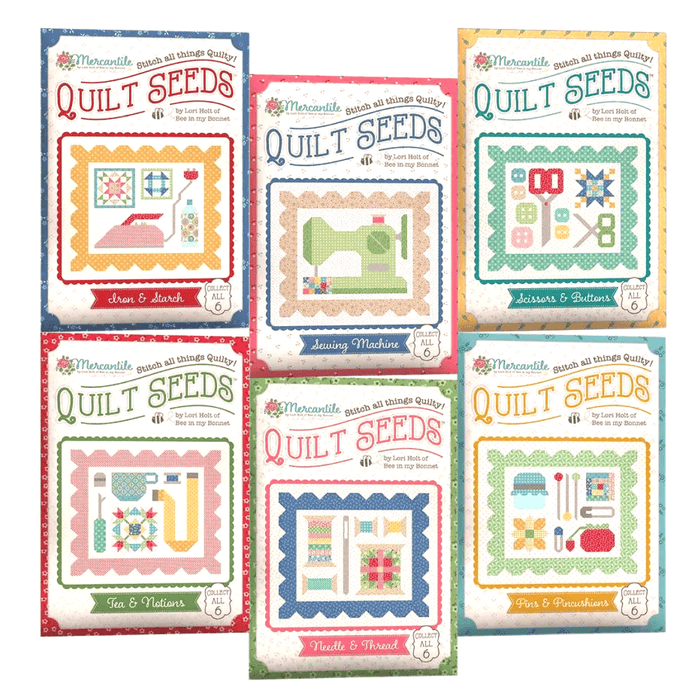 SHIPPING NOW! - Lori Holt Mercantile Quilt Seeds Quilt KIT - Mercantile fabrics - Riley Blake - Quilt Top Fabric Kit