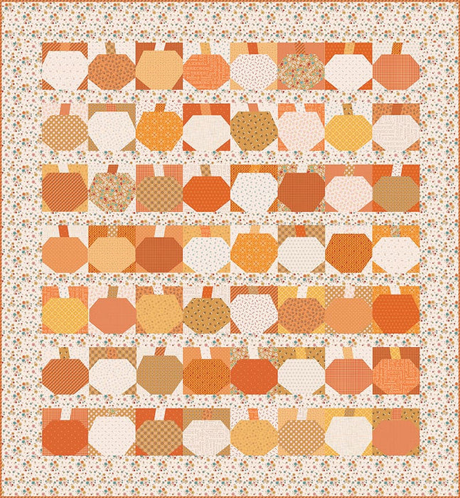 Lori Holt THE QUILTED SCARECROW Quilt KIT - Lori Holt - AUTUMN fabrics - Riley Blake - Quilt Top Fabric Kit