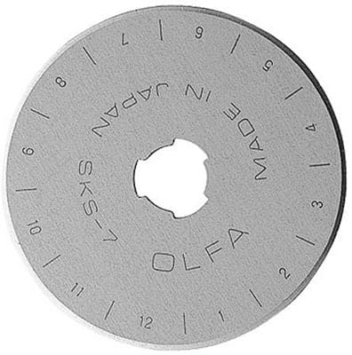 Olfa Replacement Rotary Blade 45mm 5pk - RB45-5-RebsFabStash