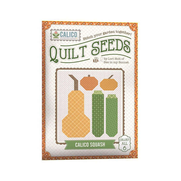 Lori Holt Calico Quilt Seeds PATTERN ONLY - Calico Squash - Uses Calico fabrics - Riley Blake - ST-28253-RebsFabStash