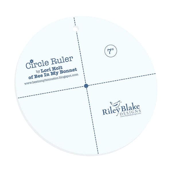 Circle Rulers 2", 4", 6", 7", 8", 9", 10”, 12"- Lori Holt - Riley Blake Designs - Bee in my Bonnet