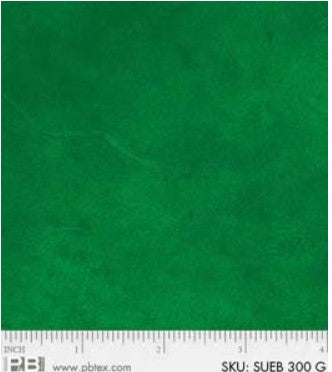 Suedes - Per Yard - P&B Textiles - tonal, blender - Bright Green - SUEB-00300-G-Yardage - on the bolt-RebsFabStash