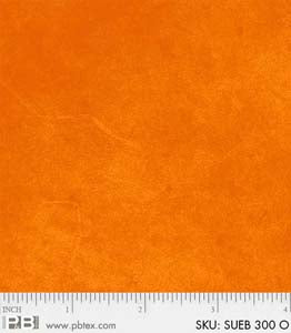 Suedes - Per Yard - P&B Textiles - tonal, blender - Bright Orange - SUEB-00300-O-Yardage - on the bolt-RebsFabStash