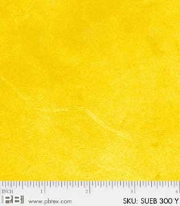 Suedes - Per Yard - P&B Textiles - tonal, blender - Yellow - SUEB-00300-Y-Yardage - on the bolt-RebsFabStash