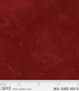 Suedes - Per Yard - P&B Textiles - tonal, blender - Dark Red - SUED-00300-D-Yardage - on the bolt-RebsFabStash