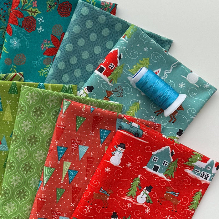 Snowed In - PROMO Fat Quarter Bundle (16) 18"x 21" FQ's - by Heather Peterson for Riley Blake