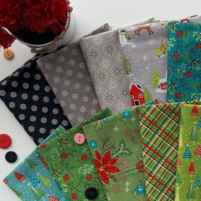 Snowed In - PROMO Fat Quarter Bundle (16) 18"x 21" FQ's - by Heather Peterson for Riley Blake