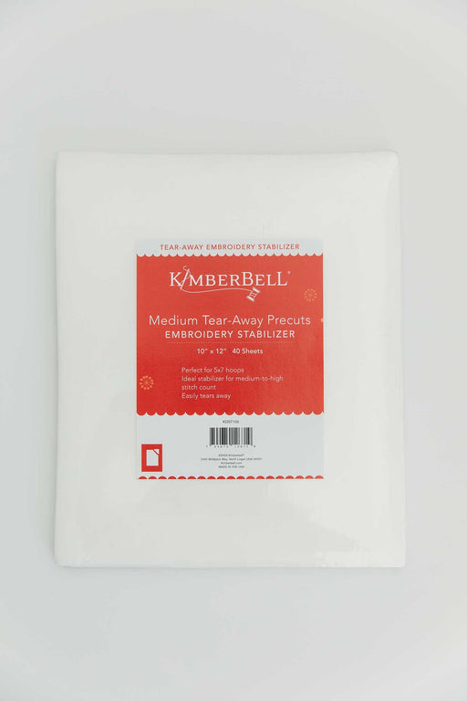 Medium Tear-Away Precuts Embroidery Stabilizer 10"x12" Sheets (40) - KDST105-Stabilizer-RebsFabStash