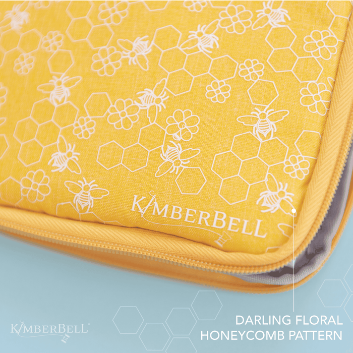 Kimberbell USB Case, Yellow Honeycomb - KDMR158