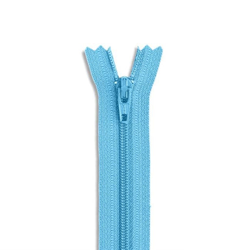 14" Nylon Coil Non-Separating Zipper - Baby Blue - YKK-Zipper-20-Buttons, Notions & Misc-RebsFabStash