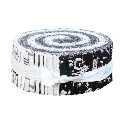 Black Tie - Jelly Roll - (40) 2.5" Strips - Rolie Polie -by Riley Blake Designs - RP-13750-40-Layer Cakes/Jelly Rolls-RebsFabStash