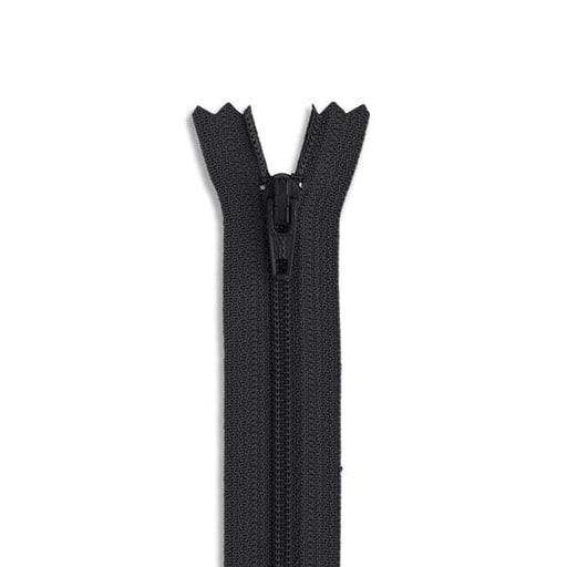 14" Nylon Coil Non-Separating Zipper - Black - YKK-Zipper-44-Buttons, Notions & Misc-RebsFabStash