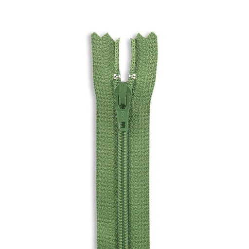 14" Nylon Coil Non-Separating Zipper - Apple Green - YKK-Zipper-15-Buttons, Notions & Misc-RebsFabStash