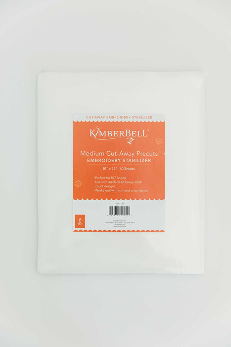 Medium Cut-Away Embroidery Stabilizer 12" x 10" - 40 Sheets - Embroidery stabilizer - Kimberbell - KDST116