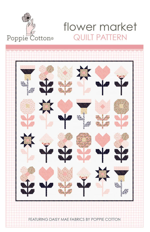 Flower Market Quilt Pattern - Poppie Cotton - 62" x 74" - PC1941-Patterns-RebsFabStash