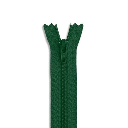 14" Nylon Coil Non-Separating Zipper - Hunter Green - YKK-Zipper-17-Buttons, Notions & Misc-RebsFabStash