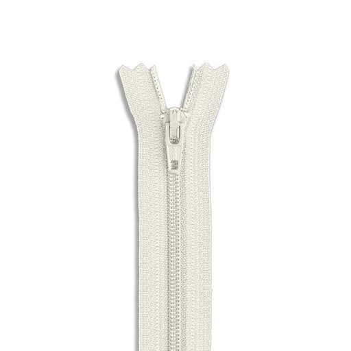 14" Nylon Coil Non-Separating Zipper - Ivory - YKK-Zipper-29-Buttons, Notions & Misc-RebsFabStash