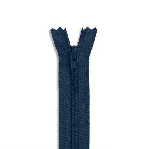 14" Nylon Coil Non-Separating Zipper - Navy - YKK-Zipper-25-Buttons, Notions & Misc-RebsFabStash