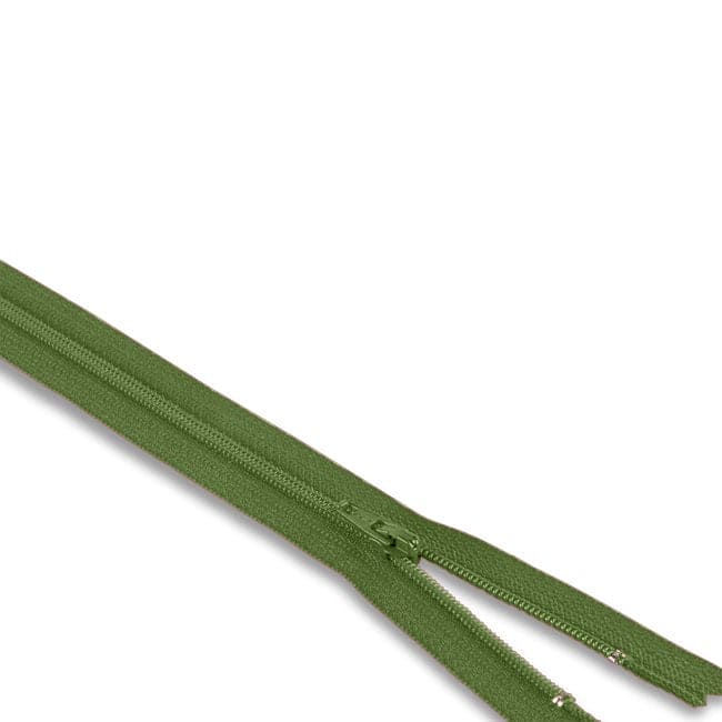 14 Nylon Coil Non-Separating Zipper - Olive Green - YKK-Zipper-16 —  RebsFabStash