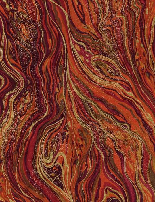 Palazzo - Harvest Abstract Marbling- by the yard - Fabric by Timeless Treasures - PALAZZO-CM2210-HARVEST-Yardage - on the bolt-RebsFabStash